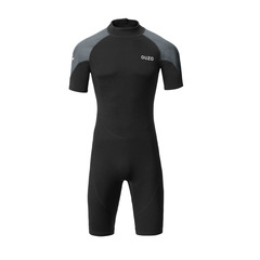 New 1.5mm wetsuit men's short-sleeved shorts one-piece wetsuit sun protection surfing suit jellyfish suit winter swimsuit