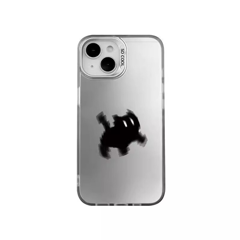 Apple 16 携帯電話ケースに適した怖がらせ猫新しい iphone15 ニッチクリエイティブ 14pro カラーシルバーハイエンド 13|undefined