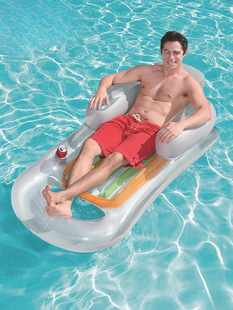 Adult Floating Swimming Ring, Water Inflatable Floating Mattress, Seaside Surfboard, Floating Board, Beach Lounge Chair, Default Item