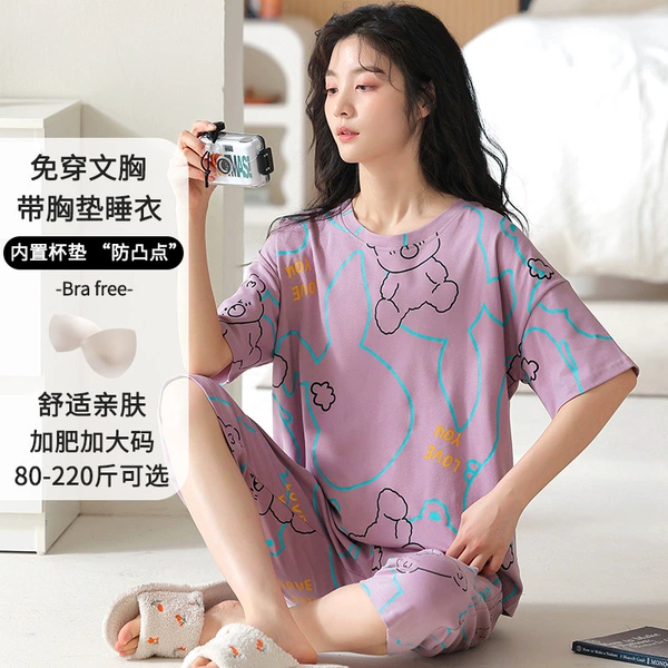 XM82247 Cropped pants suit women's chest pad