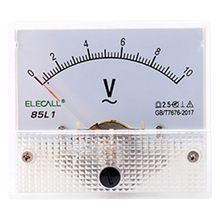 伊萊科85L1-V 10V交流電壓表伏特表 指針式電壓表 板表 機械表頭