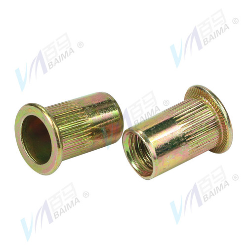 Blind rivet nut pull cap flat head cylindrical rivet nut knurled blind rivet nut rivet M3M4M5M6M8M10M12