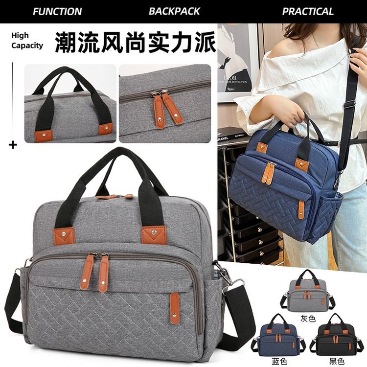 Bolsa de mamá transfronteriza Europa y América bolsas de moda para madres y bebés para viajar con bebés bolsas de mamá portátiles de gran capacidad