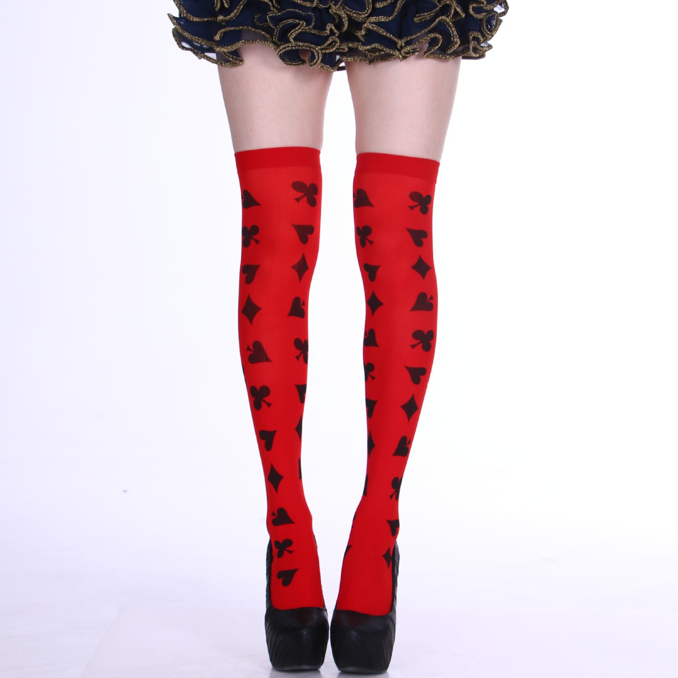 Los fabricantes suministran las medias del Festival del partido de Halloween Festival visten accesorios de ropa calcetines sobre la rodilla calcetines de sangre calcetines de enfermera