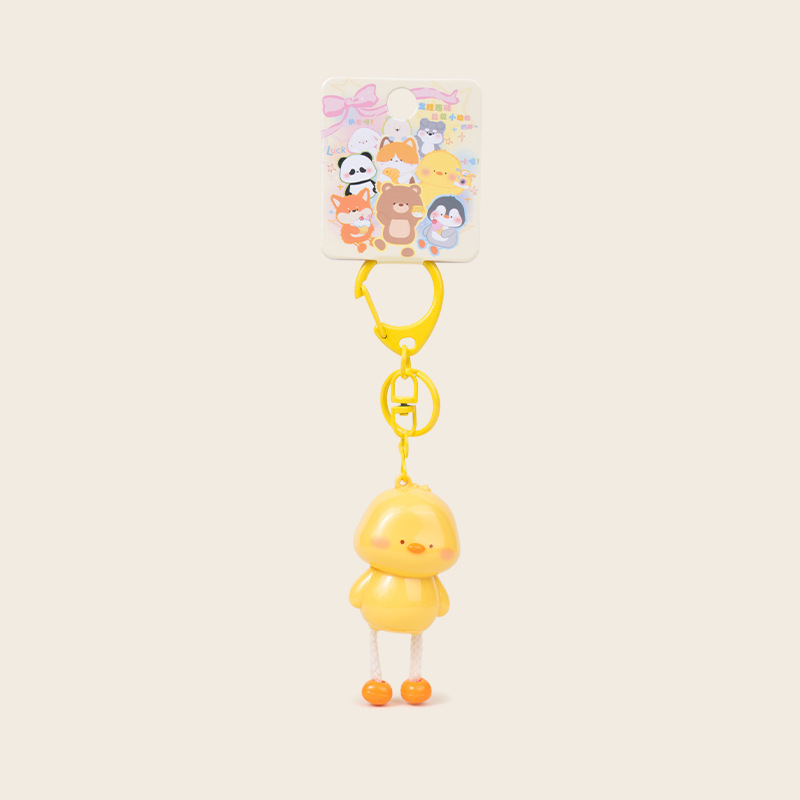 オリジナルミニ小動物引き脚シンプルな北欧スタイルのキーホルダーペンダントかわいい小さなペンダントギフト卸売|undefined