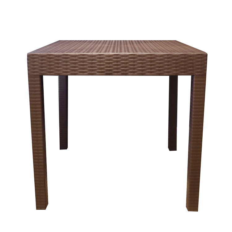 Mesa de café acrílica imitación de caña mesa de té lujosa alta sensación PP moderna simple mesa de té