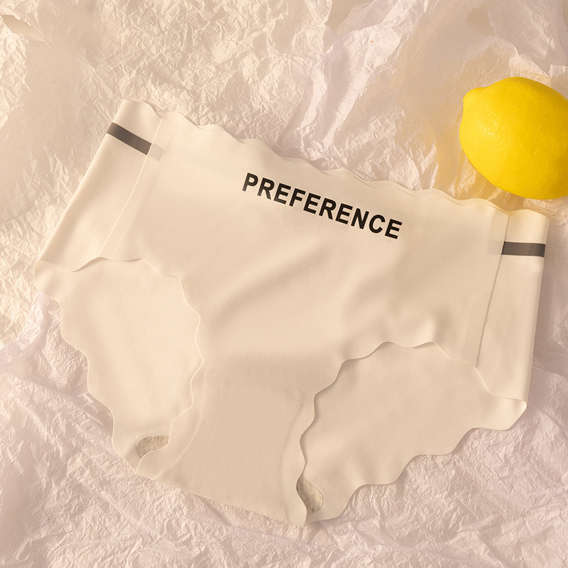 Seda de hielo desnudo transpirable sin costuras ropa interior de mujer negro blanco gris puro algodón antibacteriano entrepierna media cintura chica envuelta en la cadera ropa interior de estilo deportivo image 8