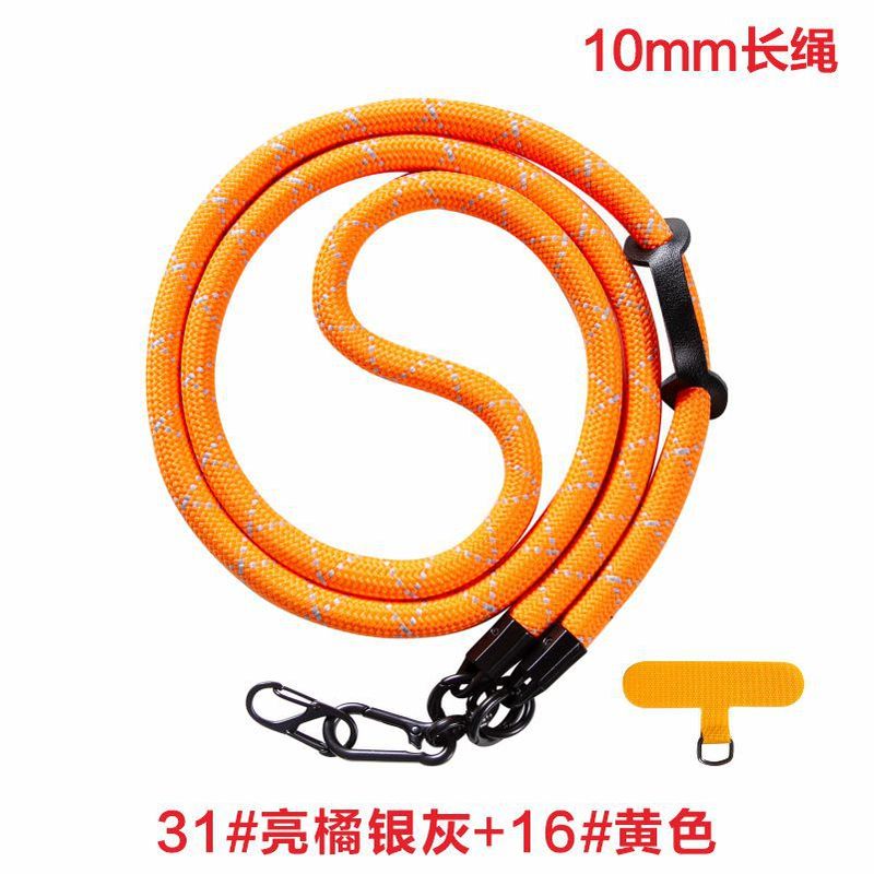 携帯電話のストラップの斜め掛けの10mmの首掛けの太い編みの携帯電話のストラップの多機能の斜め掛けのストラップのポリエステルの携帯電話のストラップ|undefined