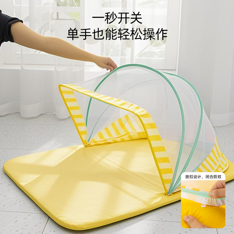 Nest para mascotas primavera y verano, transpirable, anti-mosquitos, yurtas, cachorros, gatitos, cojines para gatos, perreras plegables exteriores, casetas para gatos