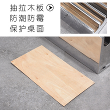 不锈钢刀箱带锁刀架带盖酒店大刀座盒厨房菜刀具收纳架家王之