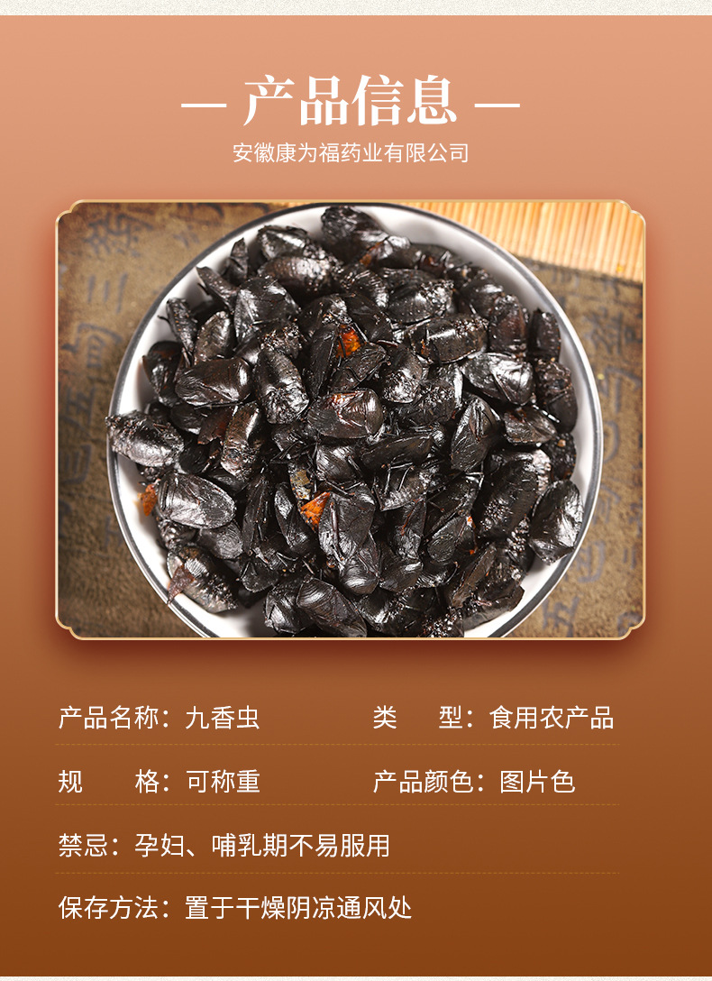 Jiu Xiang Chong (Aspongopus chinensis) — Dried TCM Herb, 500g Powder overview