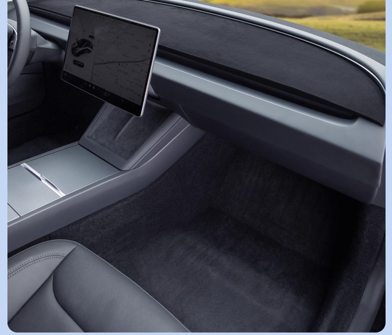 Suitable for the New Version of Tesla Model 3 Central Control Instrument Panel Light-Proof Mat Front and Rear Window Shading Anti-Slip Accessories