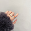 Acrylic ring, fashionable set, resin, on index finger, does not fade