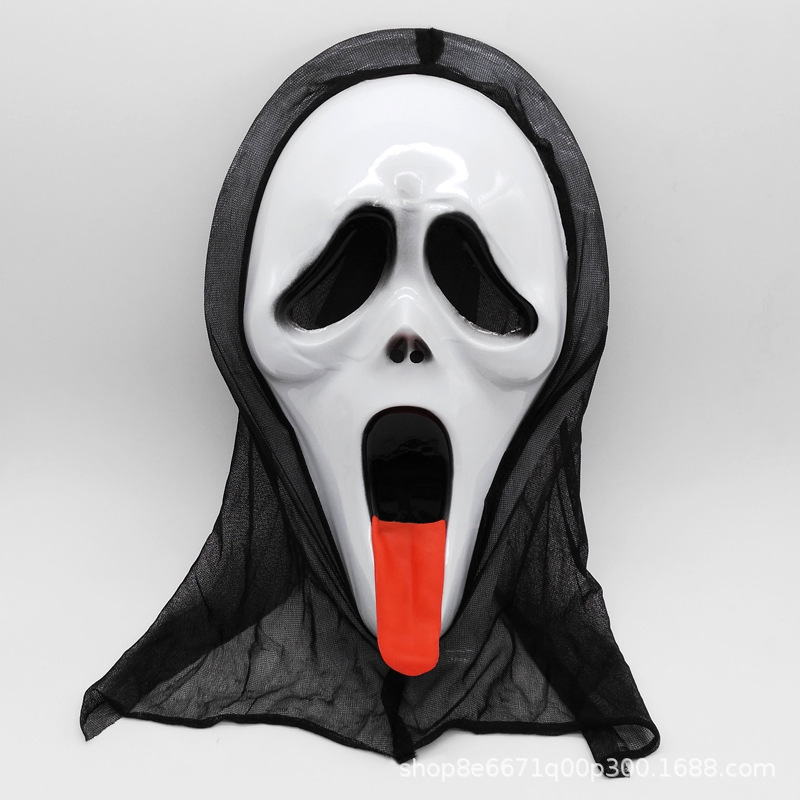 Máscaras de terror de Halloween Scream Scream 6 máscaras de la muerte COS Disfraces para niños Halloween COS Propositivos fantasmas image 7