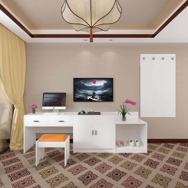 Hotel Furniture Storage Cabinet Clothes Hanging Board Hotel Room Hotel Apartment Tv Cabinet Computer Desk Luggage Rack Writing Desk