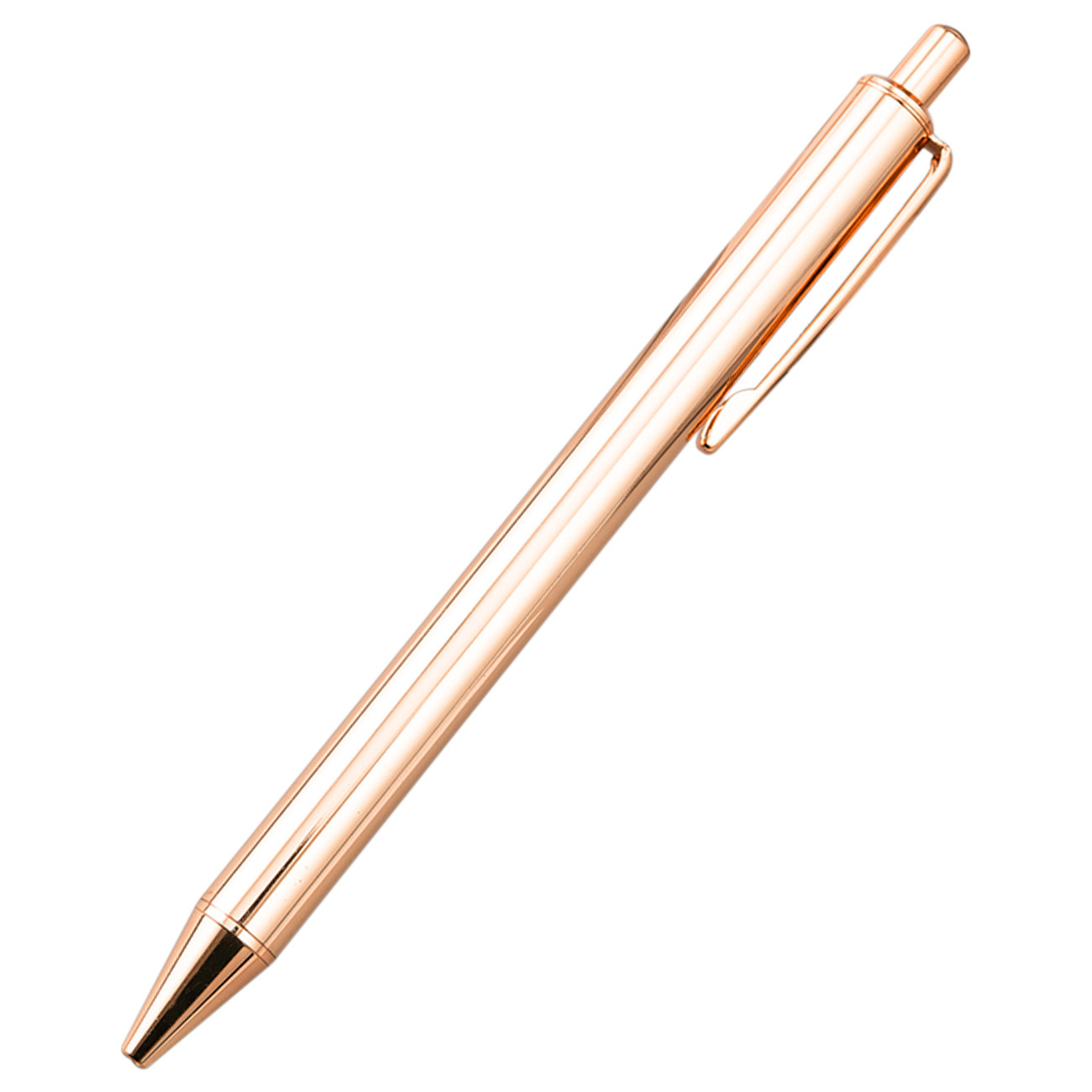 Inventario de bolígrafo de prensa metálica bolígrafo de grabación galvanizado bolígrafo al por mayor creativo papelería regalos logotipo