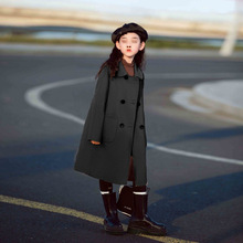 女童纯手工羊绒大衣毛呢外套儿童呢大衣秋冬2025儿童毛呢外套