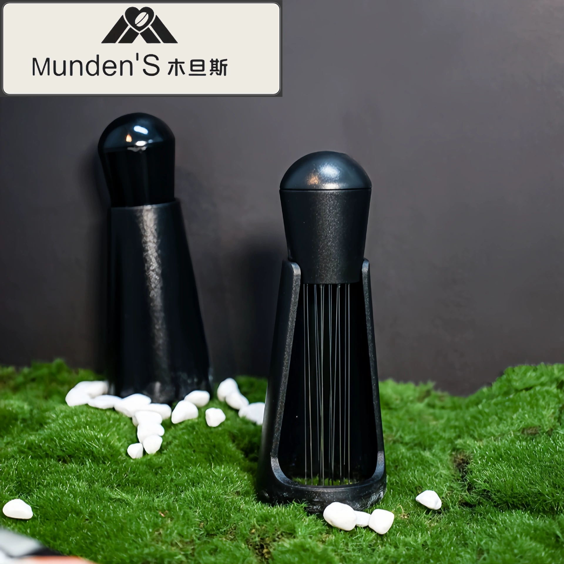 Игольчатый дозатор для кофе из нержавеющей стали, инструмент для распределения и размешивания, для разбивания комков, с функцией хранения, многофункциональный, для кафе