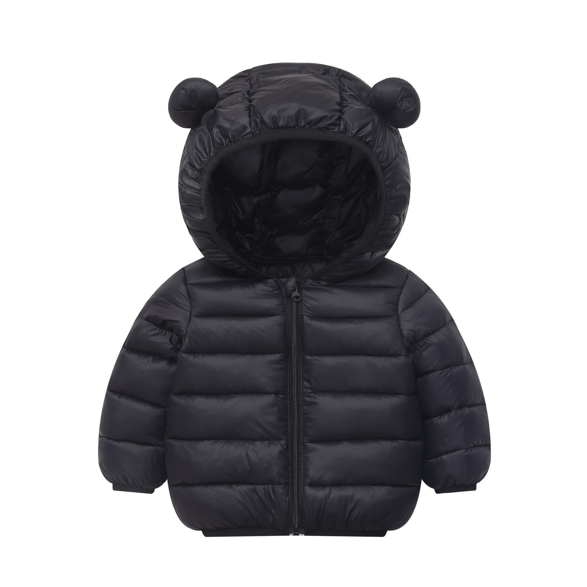 Capa de algodón de pluma para niños, nuevo tipo de chaqueta de algodón con capuchón ligero para niños y niñas, chaqueta de algodón para niños pequeños.