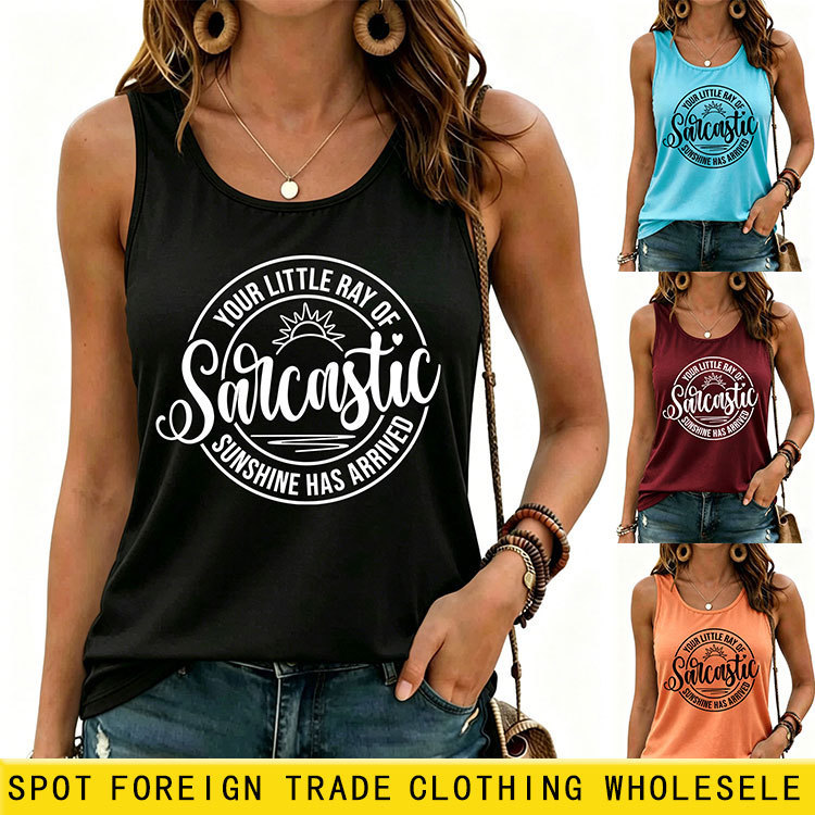Your Little Ray of Amazon Wish Independent Store Comfortable and Versatile Women's Tank Top Cross-Border Your Little Ray of Amazon Wish Independent Store Comfortable and Versatile Women's Tank Top Cross-Border