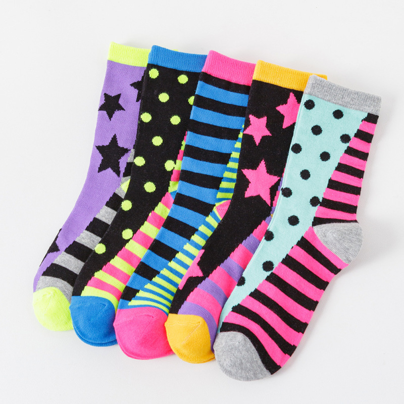 Cross-border socks women Amazon stars cartoon trend in the long tube socks spring and autumn wholesale original sports Cross-border socks women Amazon stars cartoon trend in the long tube socks spring and autumn wholesale original sports