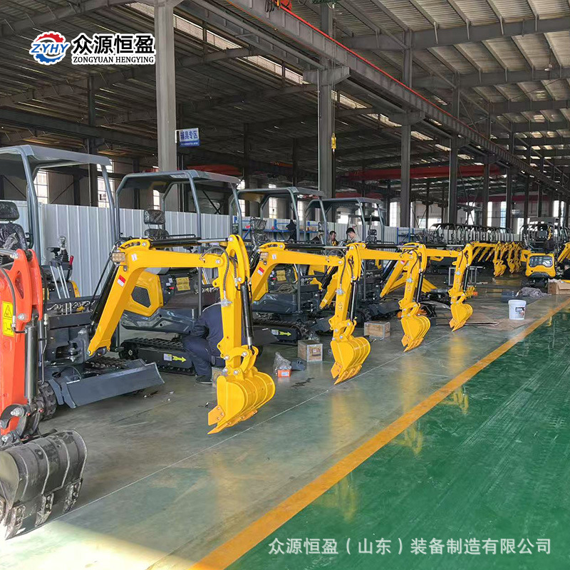 小挖机果园12勾机 众源挖掘机农用挖土家用微型工程微挖钩机