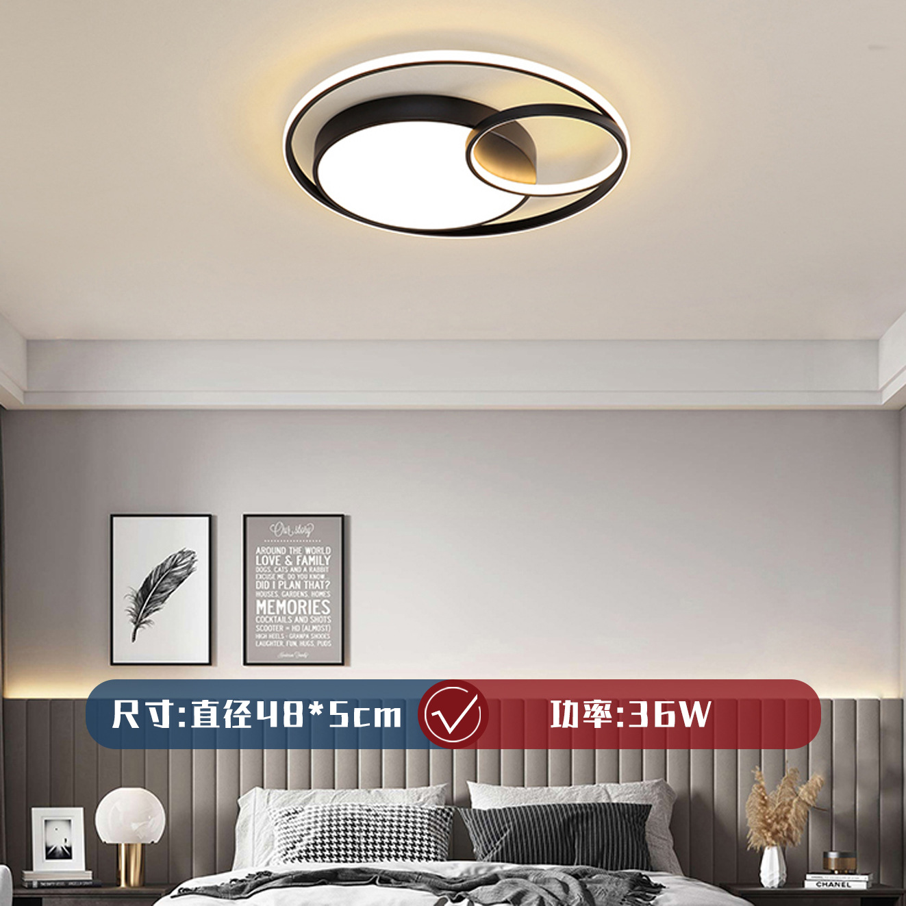 순수한 검은 조롱박 48cm