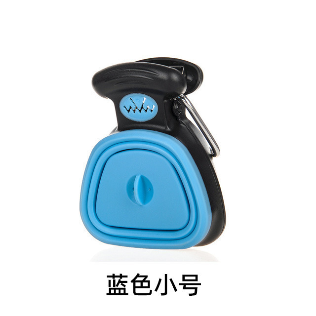 Clip de baño plegable portátil para caminar con perros al aire libre para caminar con perros para recoger heces