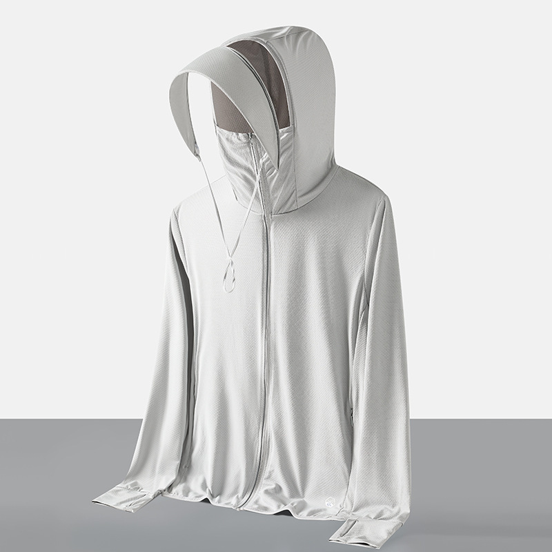 Gran sombrero de brida ropa de protección solar personalizada parejas de verano chaqueta de verano publicidad de ropa de piel impresa logotipo