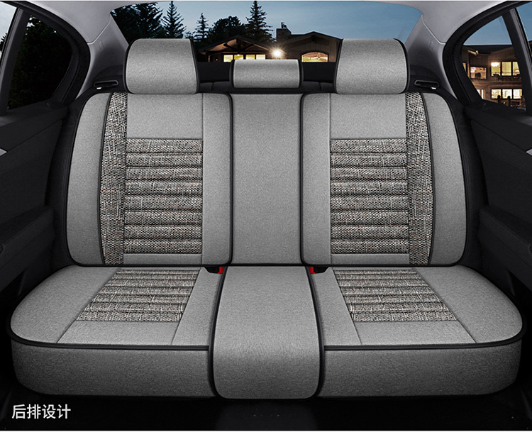 Car Seat Covers, Linen Car Mats, New Models for All Seasons, Fully Enclosed Seat Covers, Factory Direct Sales, Seat Cushions, Car Accessories