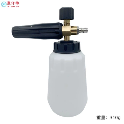 High pressure car wash water gun | Cleaning Machine Brush Car Spray - f-type-foam-pot-white-pot