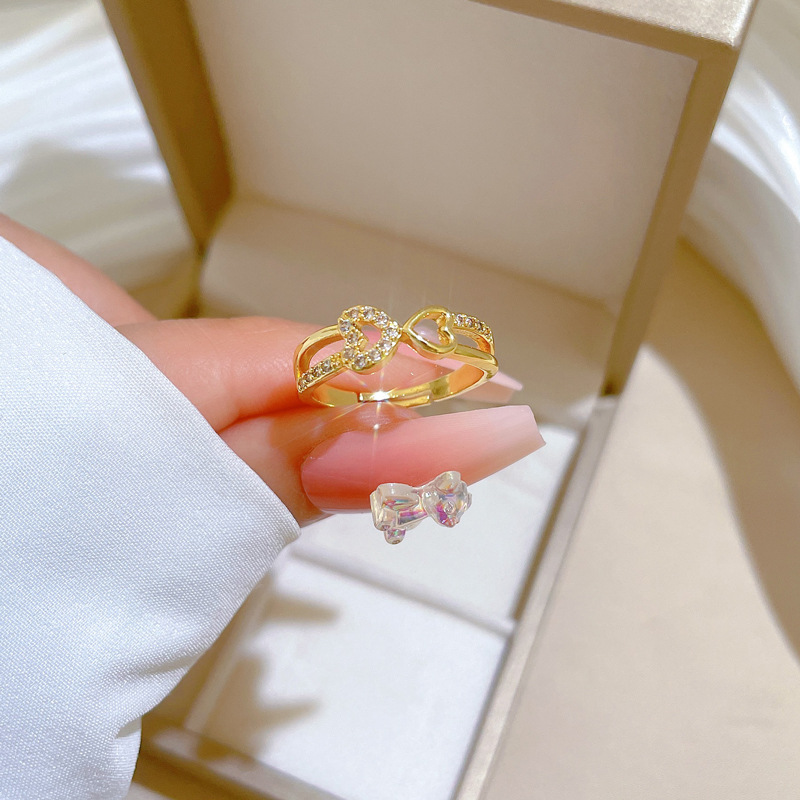 Herzmotiv Designer Ring Für Damen Modischer Schmuck Für Finger_voghion.com
