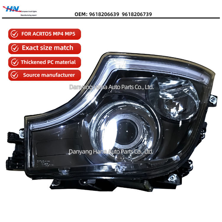 El conjunto del faro es dedicado a ACTROS MP4 MP5 piezas de camión Mercedes-Benz fábrica de luces 9608200639