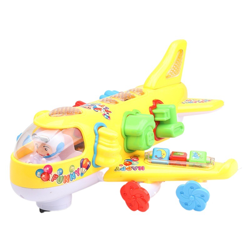 De los niños eléctrico universal de agua pulverizada bomberos rompecabezas simulación modelo luz música regalo cumpleaños del muchacho puesto mercancías