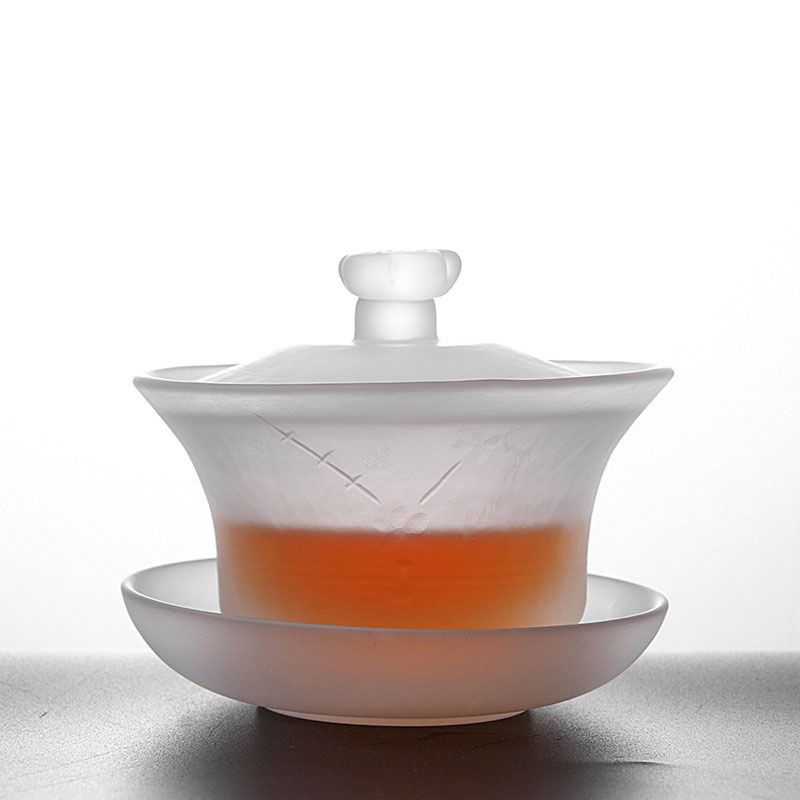 Lead-Free Crystal Glass Frosted Style Thickened Tea Set Japanese Handmade Hammered Pattern Kung Fu Tea Cup Tea Set Lead-Free Crystal Glass Frosted Style Thickened Tea Set Japanese Handmade Hammered Pattern Kung Fu Tea Cup Tea Set