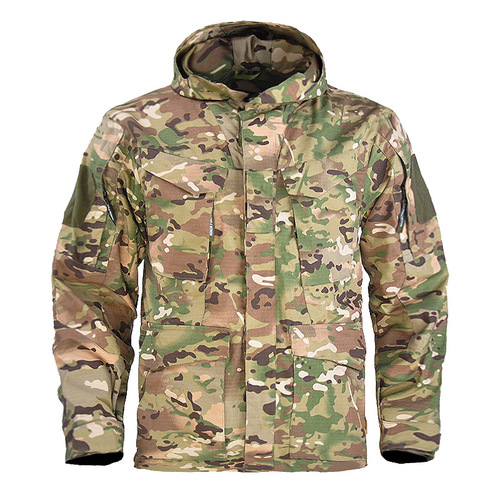 Hanye Outdoor Tactical Windbreaker Mid-Length M65 Jacket Men's Jacket Waterproof Autumn and Winter One Piece Dropshipping