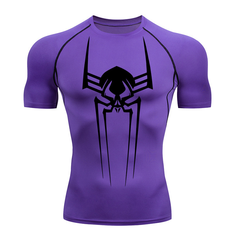 Purple, with short sleeve