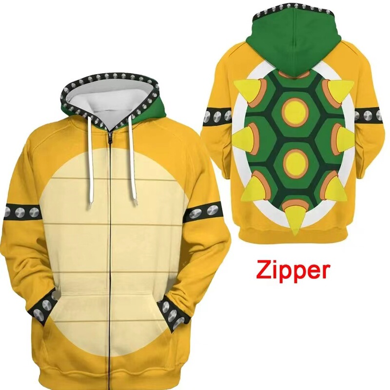 New Super Mario Bros Mario Sweater 3D digital printing hoodie casual fashion factory direct sales New Super Mario Bros Mario Sweater 3D digital printing hoodie casual fashion factory direct sales