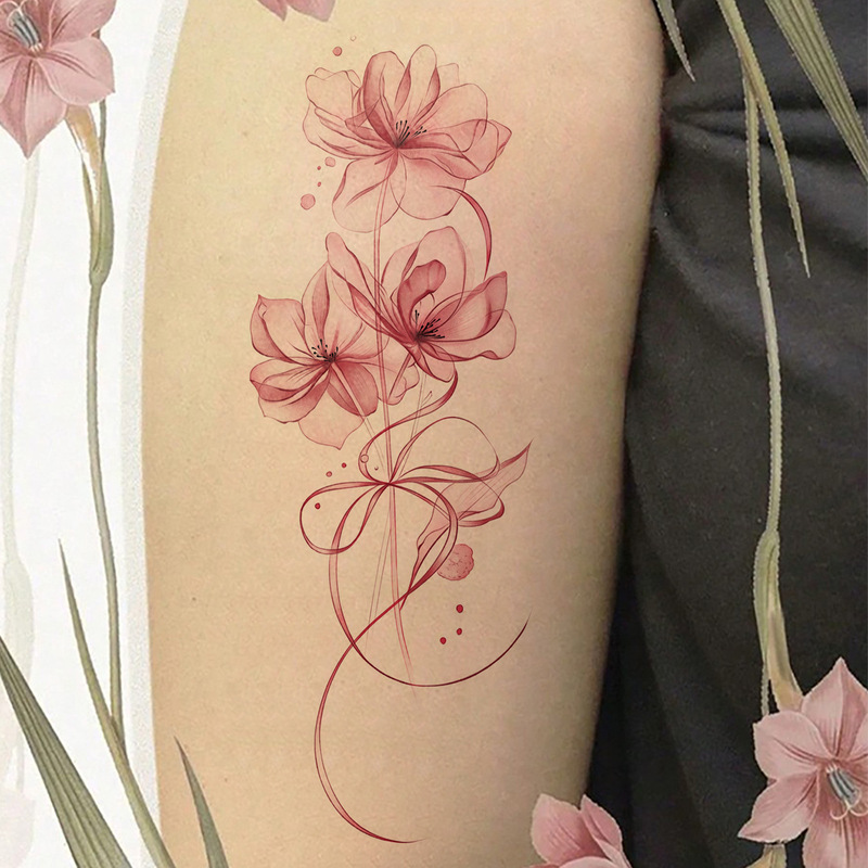 Cross-Border New Tattoo Stickers with High Aesthetic Appeal, Waterproof and Long-Lasting, Temporary Tattoo Stickers for Sexy Arms