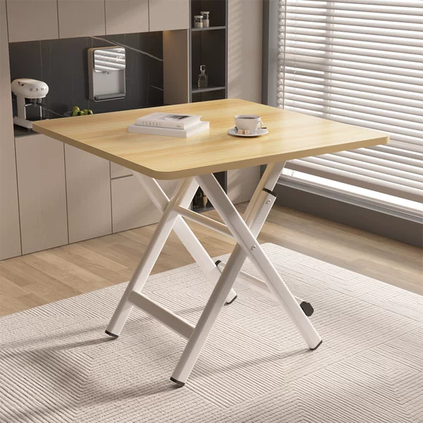 Foldable Dining Table Portable Outdoor Stall Small Table Small Apartment Rental House Simple Home Dining Small Round Table