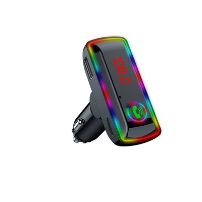 Bluetooth Hands-free dəstləri Player FM transmitter color light
