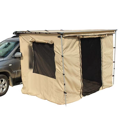 Car Canopy, Avtomobil yan çətirləri - excluding-canopy-khaki-or-black-vintage-fabric-house-16x25