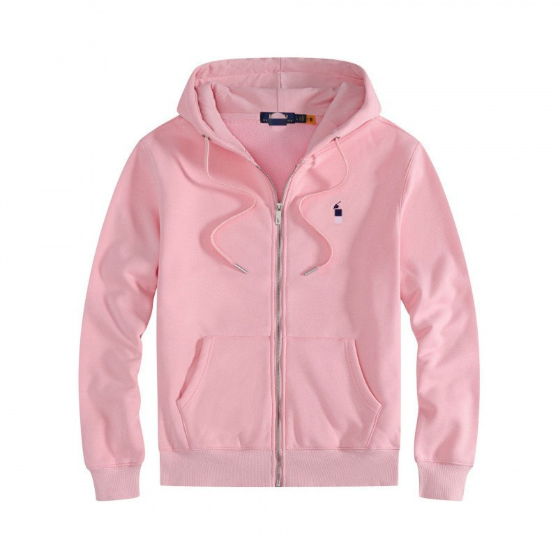 Versatile Rl Cross-Border Foreign Trade Polo Sweatshirt Set Embroidered Pony Logo Hooded Cardigan Fleece Casual Jacket for Men