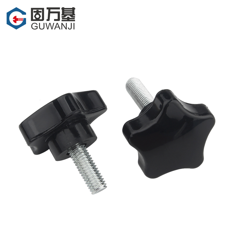 매화 손잡이 나사 별 베이클라이트 손 나사 볼트 별 나사 기계 손잡이 손잡이 M6M8M10