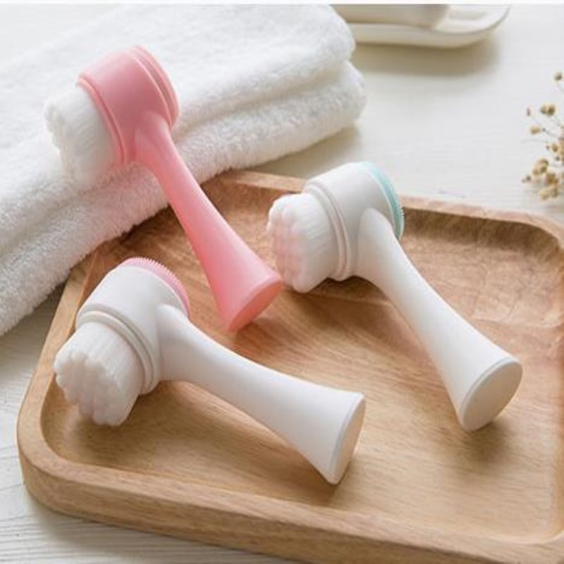 Silicone Washing Brush Hand-cleaning Brush Cleansing Cleans Double Massage Brush display picture 2