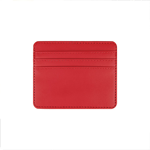 Ultra-thin card holder, multi-functional card slot, small card holder, multiple card slots, compact business exquisite waterproof leather pu card holder for women