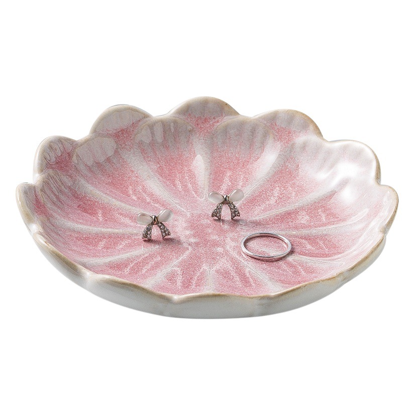 Joyería de cerámica creativa plato de comercio exterior Venta caliente suministro directo de fábrica Amazon Venta caliente joyería plato anillo collar de almacenamiento