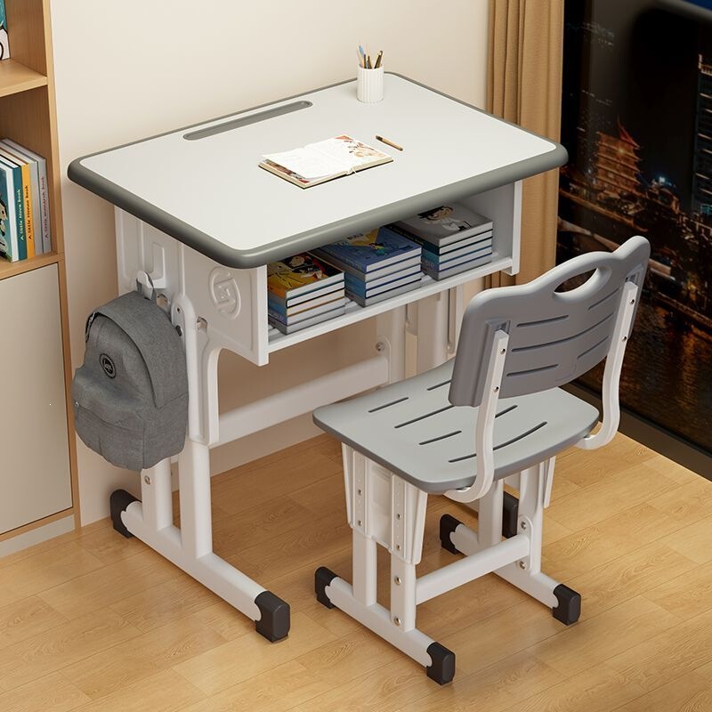 Children's Study Table, Home Writing Desk, Student Desk, Chair, Children's Adjustable Desk, Bookshelf Integrated Table Children's Study Table, Home Writing Desk, Student Desk, Chair, Children's Adjustable Desk, Bookshelf Integrated Table