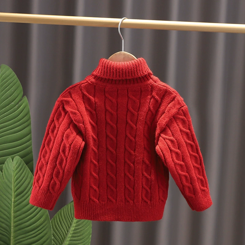 Keep warm sweater, demi-season knitted body-friendly set girl's