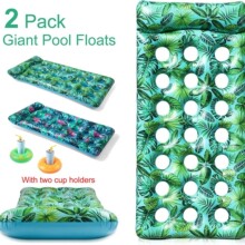 源頭廠家直供 PVC充氣水上洞洞浮排 水上充氣墊沙灘墊 可按需求定